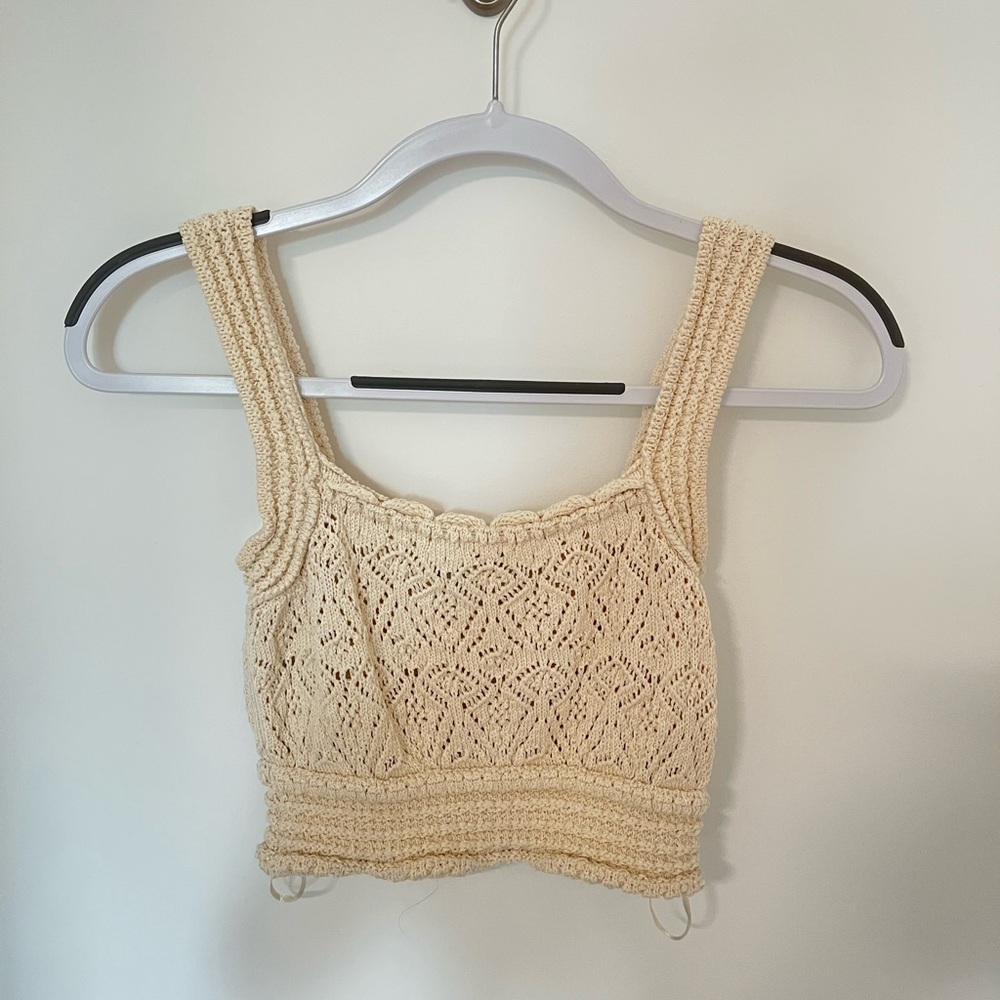 Zara crochet crop top